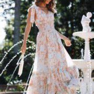 PETAL AND PUP CRISTABEL TIERED MAXI EUC